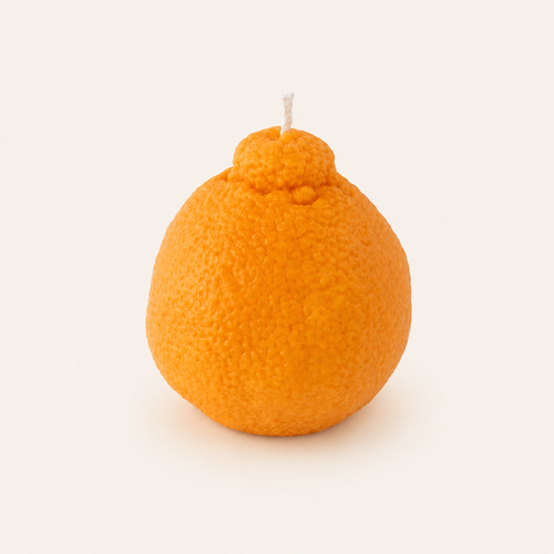Large Dekopon Orange Candle