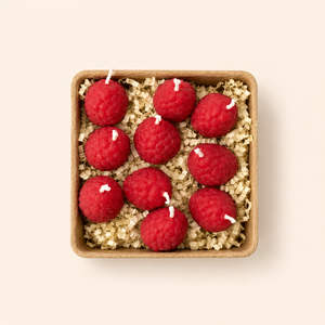 Raspberry Candles - 10 Pack