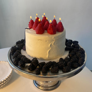 Strawberry Candles - 8 Pack
