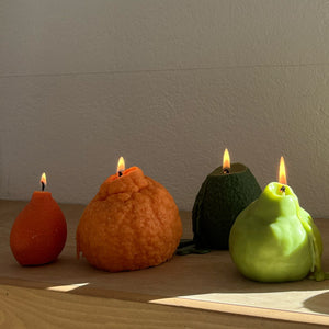 Large Dekopon Orange Candle