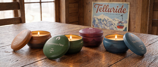 Scented Candle Tins - Non-Toxic Coconut Wax - Aromática 8 oz