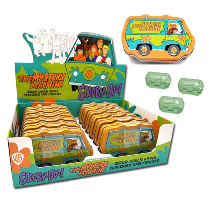 Scooby Doo The Mystery Machine Van Candies, 1.5 Ounce Tin - 12 Count Display Box