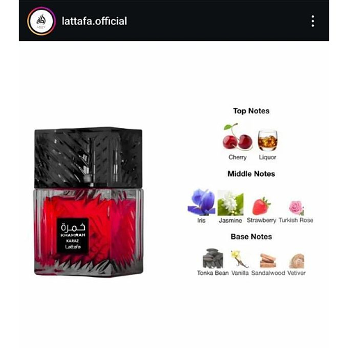 Lattafa KHAMRAH KARAZ EAU DE PARFUM 100ml Women's Perfume