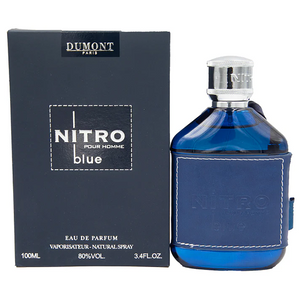DUMONT NITRO blue POUR HOMME EAU DE PARFUM 100ml Men's Woody Fragrance