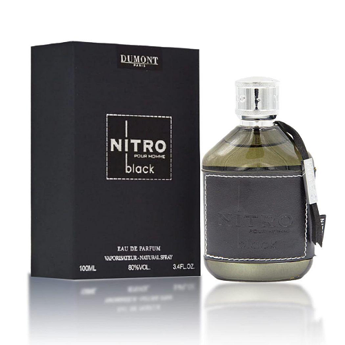 DUMONT NITRO black POUR HOMME EAU DE PARFUM 100ml Men's Fragrance