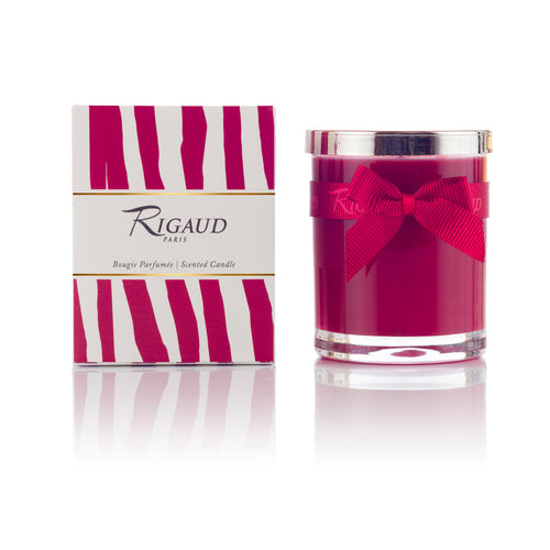 Rigaud Scented Candle, Handmade in France, La Vie En Rouge