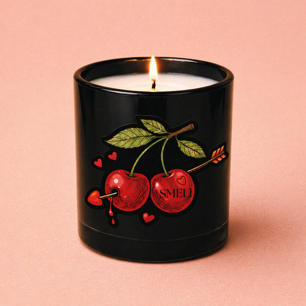 Smeli 9 Ounce Soy Wax Candle, Pit Candle