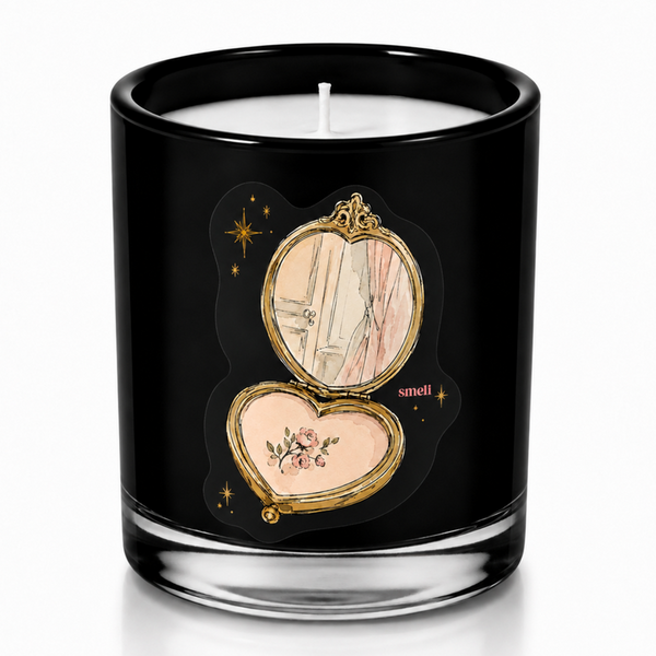 Smeli 9 Ounce Soy Wax Candle, Trinket Candle
