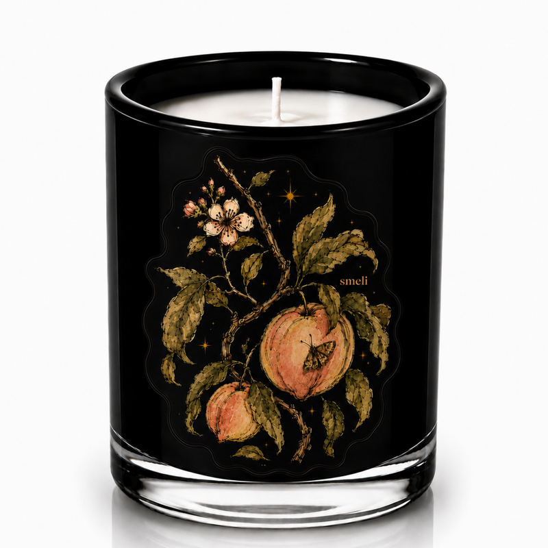 Smeli 9 Ounce Soy Wax Candle, Blush Candle