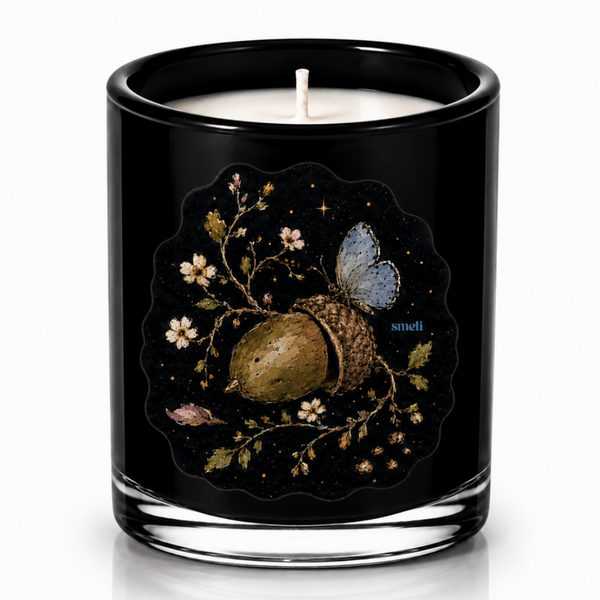 Smeli 9 Ounce Soy Wax Candle, Fallen