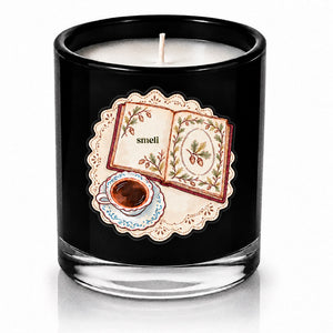 Smeli 9 Ounce Soy Wax Candle, Laceleaf Candle