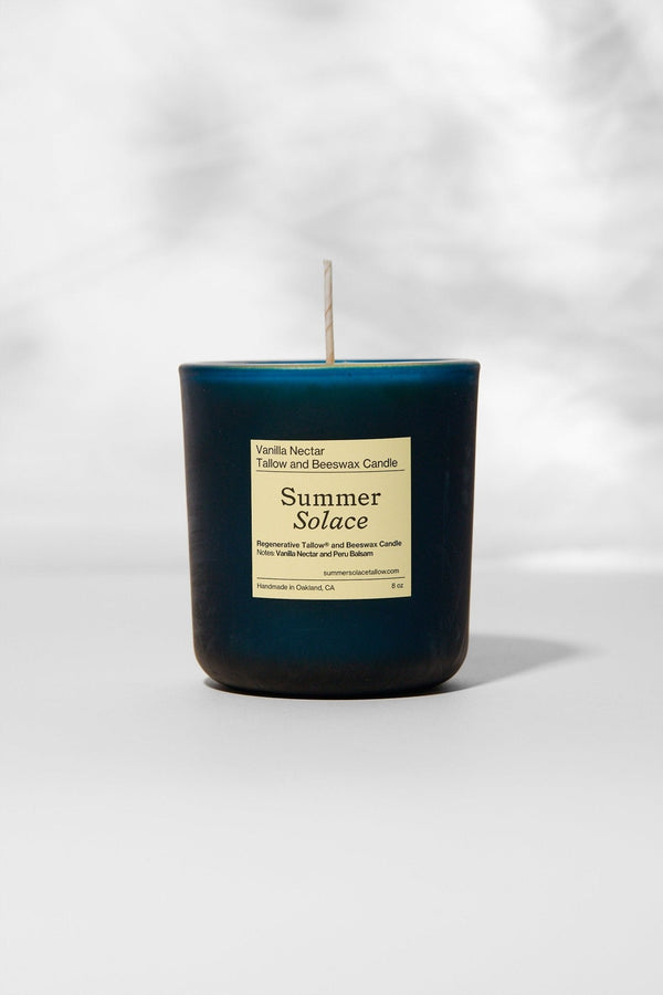 Vanilla Nectar – Tallow & Beeswax Candle with Peru Balsam | 8.5 oz