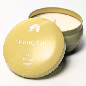 Scented Candle Tins - Non-Toxic Coconut Wax - Aromática 8 oz