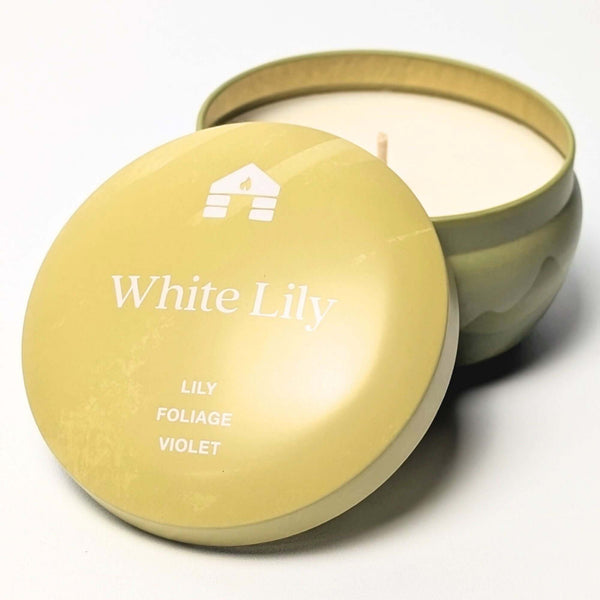 Scented Candle Tins - Non-Toxic Coconut Wax - Aromática 8 oz