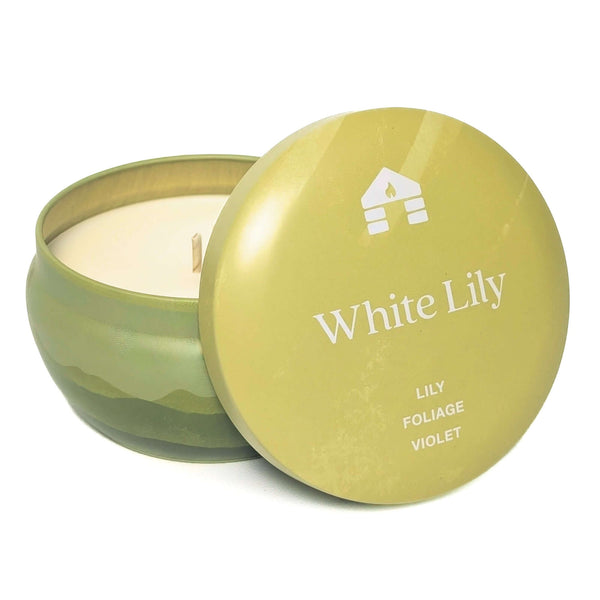 Scented Candle Tins - Non-Toxic Coconut Wax - Aromática 8 oz
